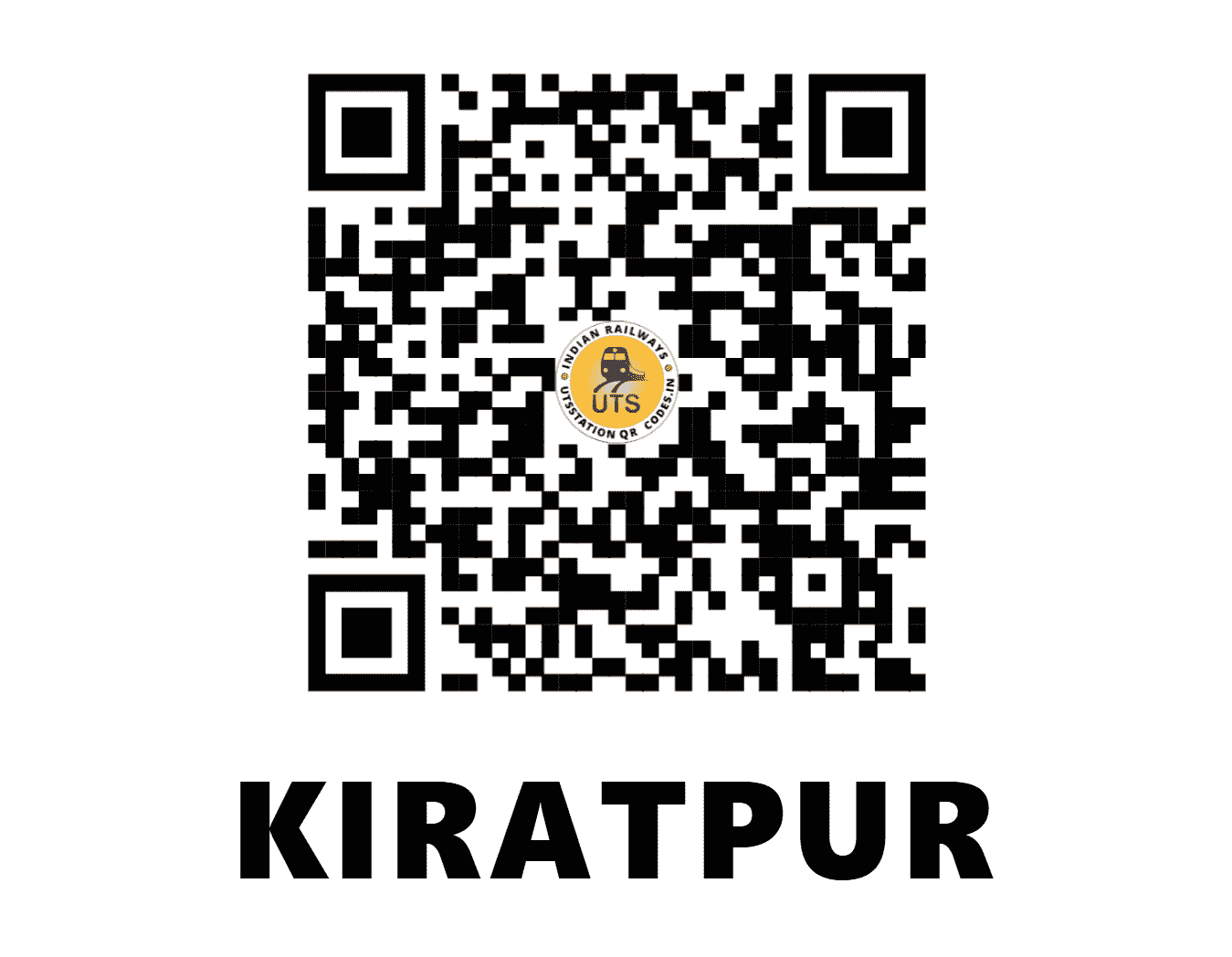 UTS QR Code for KIRATPUR - KAPU (NC - UTTAR PRADESH)